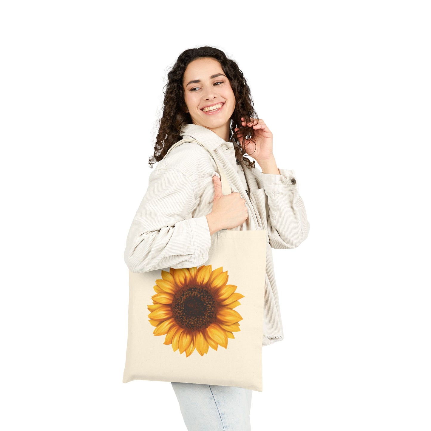 Sunflower Canvas Tote Bag