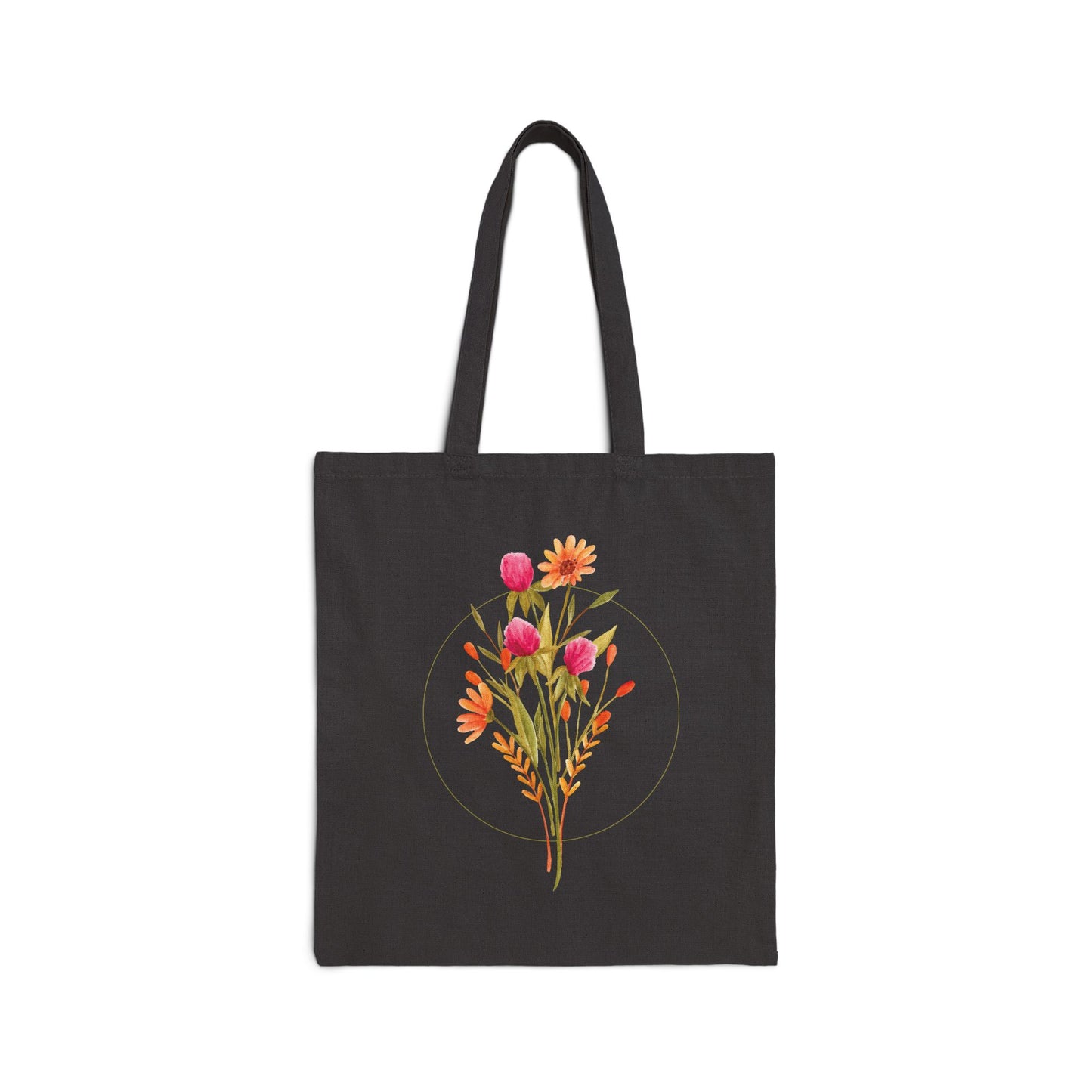 Watercolor Wildflower Market Tote
