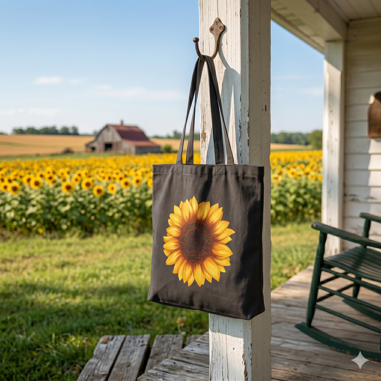 Sunflower Canvas Tote Bag