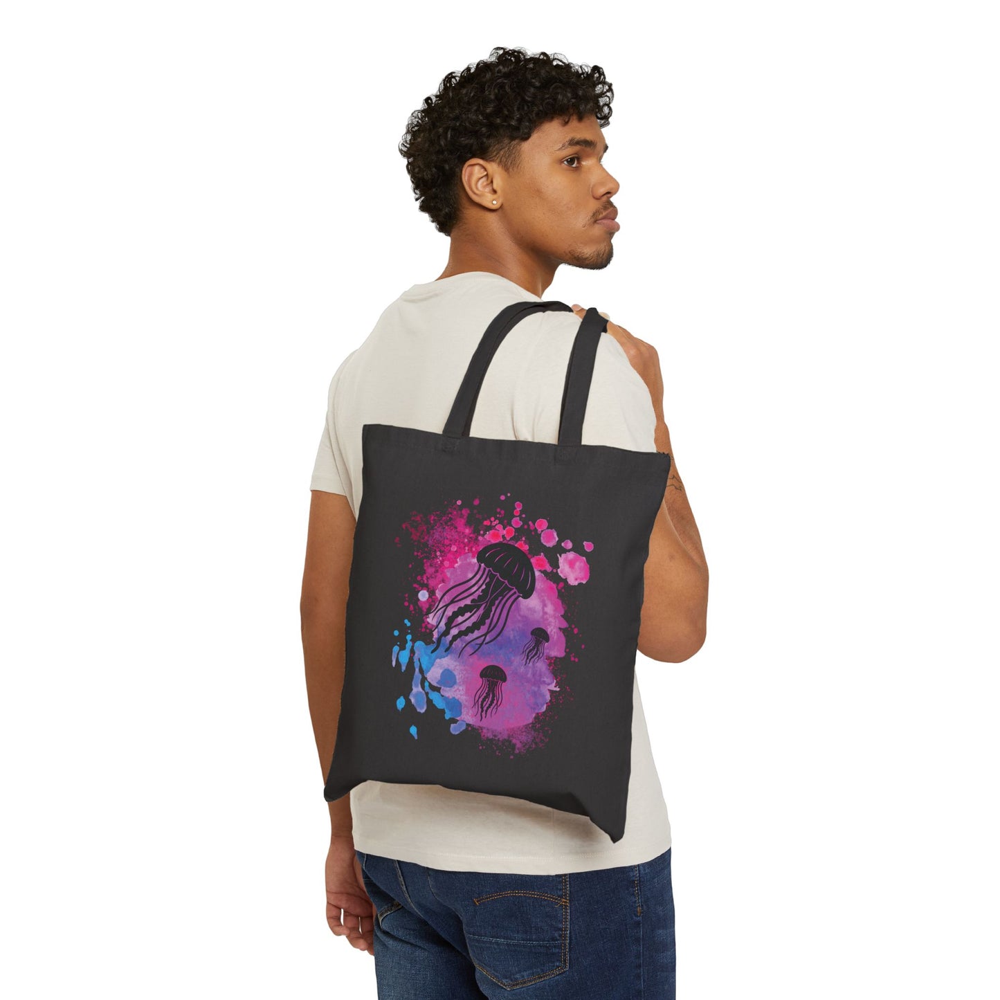 Jellyfish Watercolor Tote