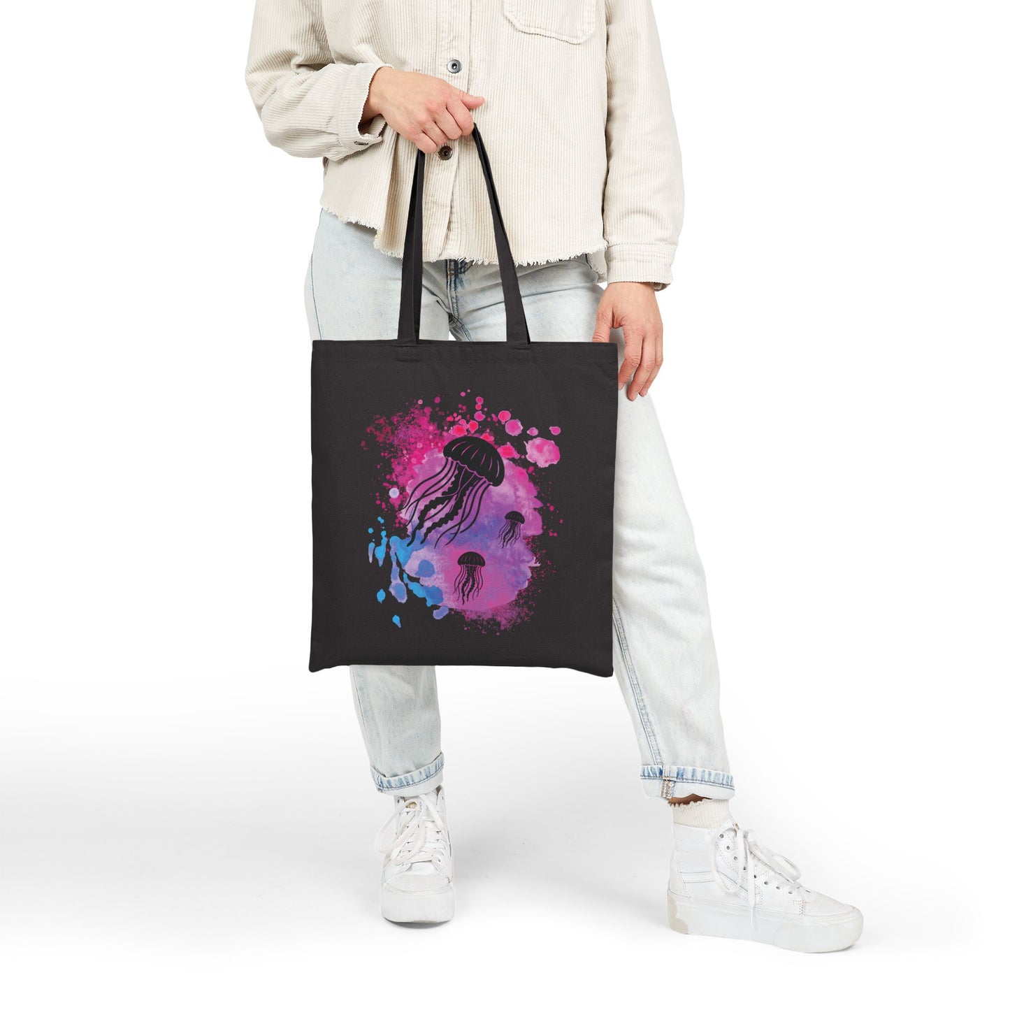 Jellyfish Watercolor Tote