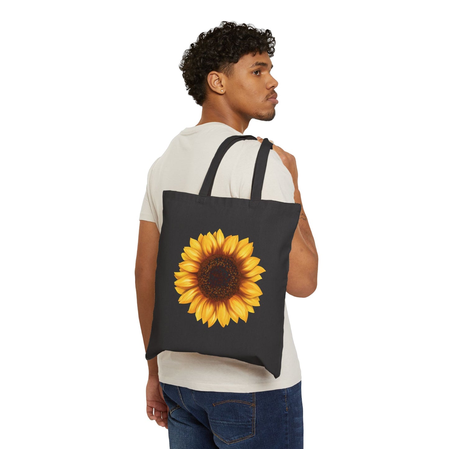 Sunflower Canvas Tote Bag
