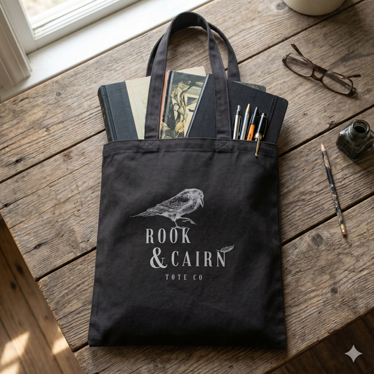 Rock & Cairn Branded Tote - Black